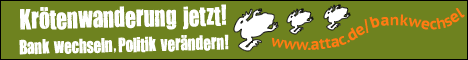 Attac Krötenwanderung